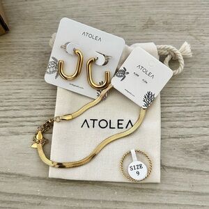 Anklet, Earrings, and Ring Set